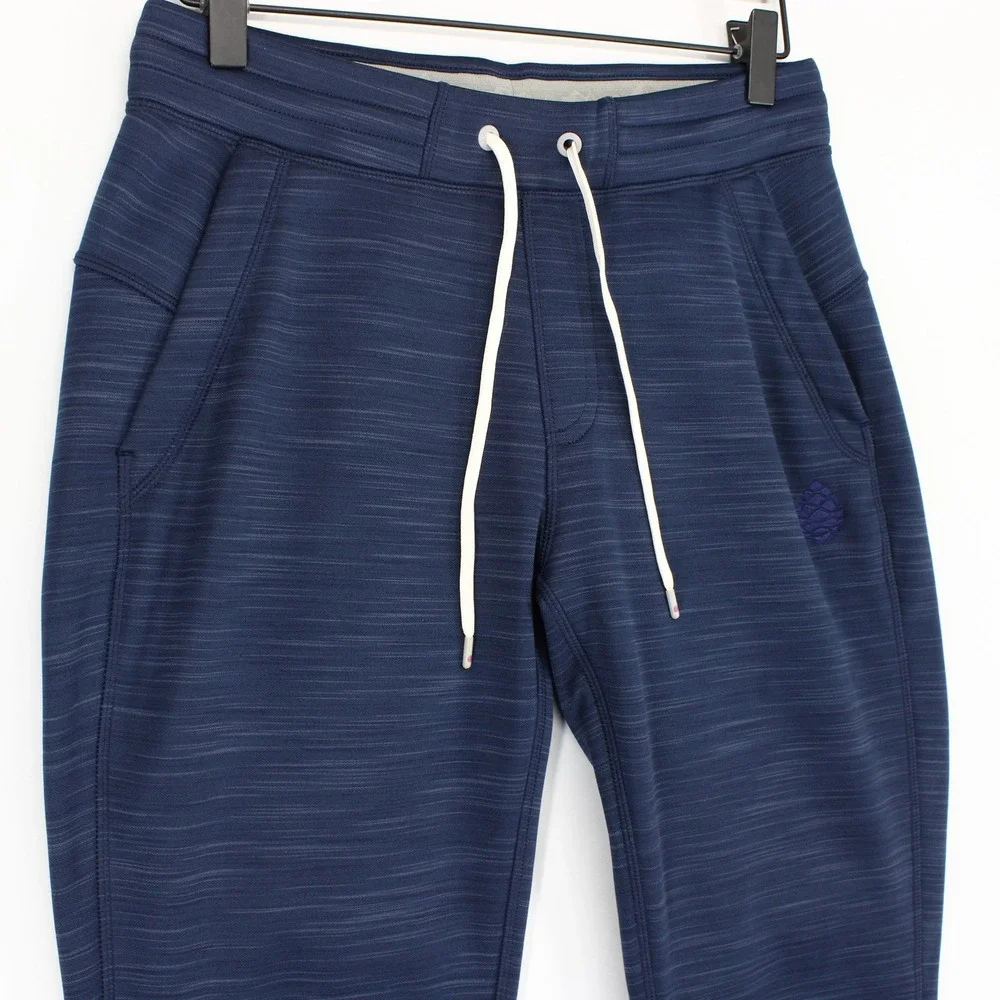 Stio Gannett Peak Pant Womens Small Blue Heather Fleece Jogger Karuishi Tapered - Picture 2 of 10